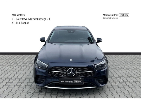 Mercedes-Benz Klasa E cena 256900 przebieg: 21600, rok produkcji 2023 z Ustroń małe 407